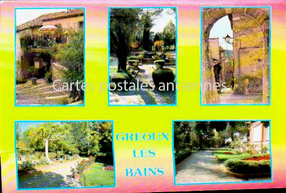 Cartes postales anciennes > CARTES POSTALES > carte postale ancienne > cartes-postales-ancienne.com Provence alpes cote d'azur Alpes de haute provence Greoux Les Bains