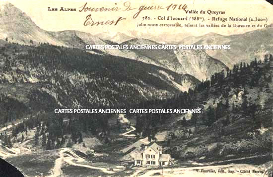Cartes postales anciennes > CARTES POSTALES > carte postale ancienne > cartes-postales-ancienne.com Provence alpes cote d'azur Hautes alpes