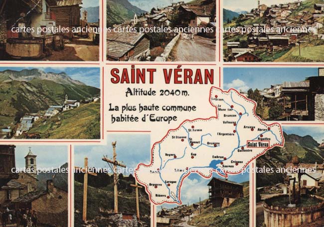 Cartes postales anciennes > CARTES POSTALES > carte postale ancienne > cartes-postales-ancienne.com Provence alpes cote d'azur Hautes alpes Saint Veran