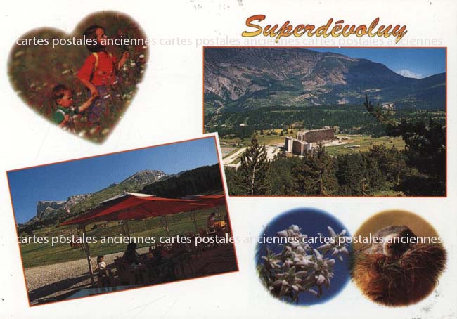 Cartes postales anciennes > CARTES POSTALES > carte postale ancienne > cartes-postales-ancienne.com Provence alpes cote d'azur Hautes alpes Superdevoluy