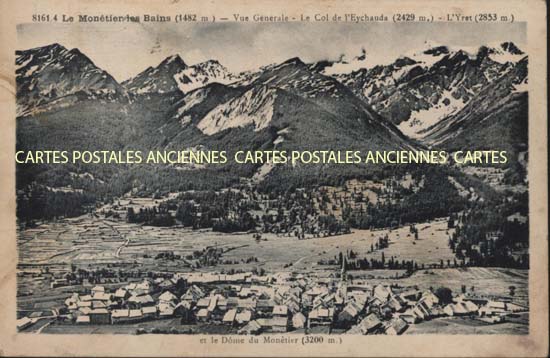 Cartes postales anciennes > CARTES POSTALES > carte postale ancienne > cartes-postales-ancienne.com Provence alpes cote d'azur Hautes alpes Le Monetier Les Bains