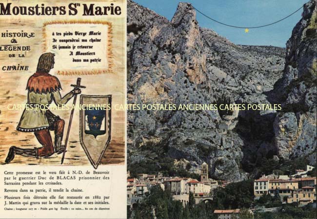 Cartes postales anciennes > CARTES POSTALES > carte postale ancienne > cartes-postales-ancienne.com Alpes de haute provence  Moustiers Sainte Marie