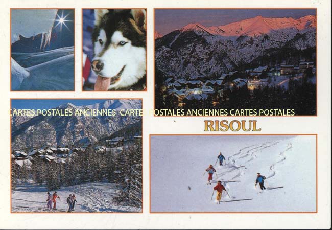 Cartes postales anciennes > CARTES POSTALES > carte postale ancienne > cartes-postales-ancienne.com Provence alpes cote d'azur Hautes alpes Risoul