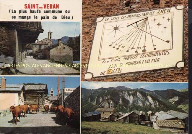 Cartes postales anciennes > CARTES POSTALES > carte postale ancienne > cartes-postales-ancienne.com Provence alpes cote d'azur Hautes alpes Saint Veran