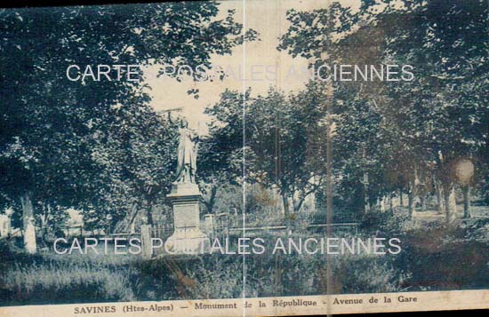 Cartes postales anciennes > CARTES POSTALES > carte postale ancienne > cartes-postales-ancienne.com Provence alpes cote d'azur Hautes alpes Savines Le Lac