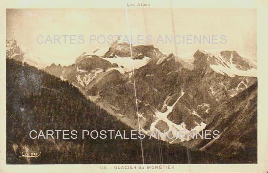 Cartes postales anciennes > CARTES POSTALES > carte postale ancienne > cartes-postales-ancienne.com Provence alpes cote d'azur Hautes alpes Monetier Allemont