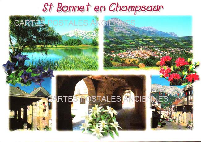 Cartes postales anciennes > CARTES POSTALES > carte postale ancienne > cartes-postales-ancienne.com Provence alpes cote d'azur Hautes alpes Saint Bonnet En Champsaur