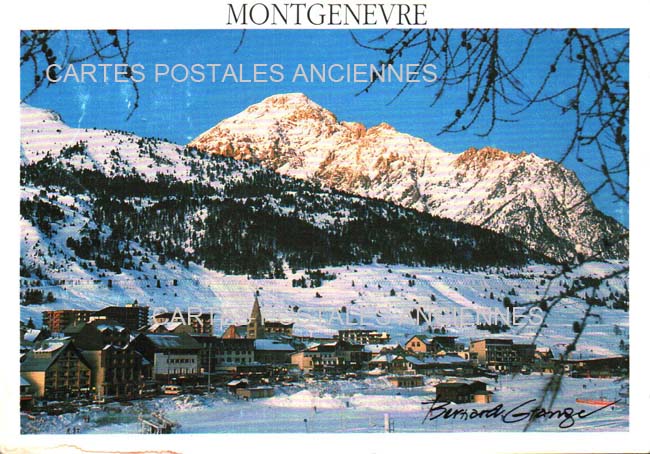 Cartes postales anciennes > CARTES POSTALES > carte postale ancienne > cartes-postales-ancienne.com Provence alpes cote d'azur Hautes alpes Montgenevre