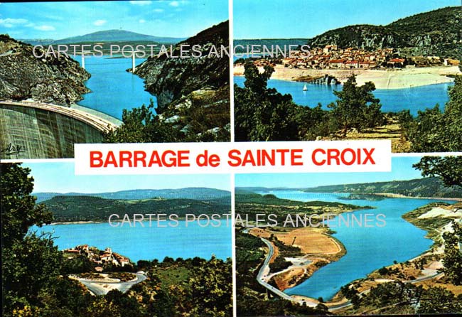 Cartes postales anciennes > CARTES POSTALES > carte postale ancienne > cartes-postales-ancienne.com Alpes de haute provence  Saint Croix Du Verdon