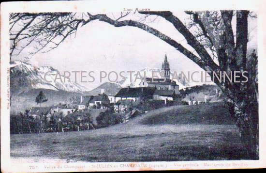 Cartes postales anciennes > CARTES POSTALES > carte postale ancienne > cartes-postales-ancienne.com Provence alpes cote d'azur Hautes alpes Saint Julien En Champsaur