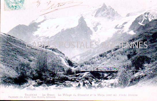 Cartes postales anciennes > CARTES POSTALES > carte postale ancienne > cartes-postales-ancienne.com Provence alpes cote d'azur Hautes alpes La Grave