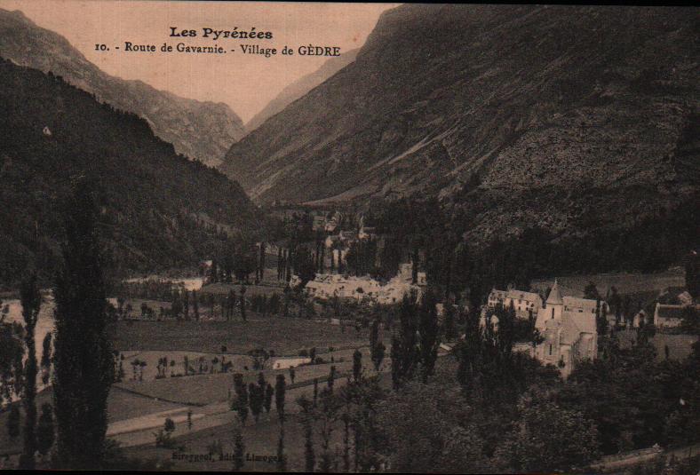 Cartes postales anciennes > CARTES POSTALES > carte postale ancienne > cartes-postales-ancienne.com Occitanie Hautes pyrenees Gedre