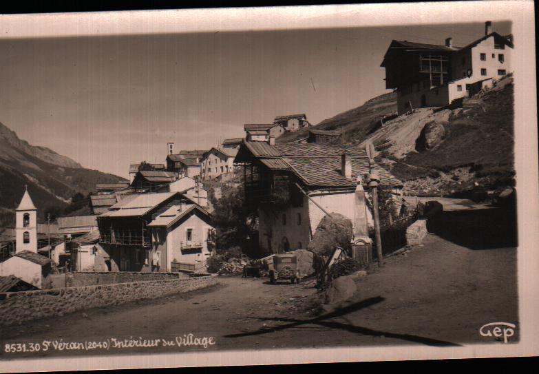 Cartes postales anciennes > CARTES POSTALES > carte postale ancienne > cartes-postales-ancienne.com Provence alpes cote d'azur Hautes alpes Saint Veran