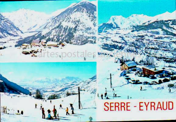 Cartes postales anciennes > CARTES POSTALES > carte postale ancienne > cartes-postales-ancienne.com Provence alpes cote d'azur Hautes alpes Serre Chevalier