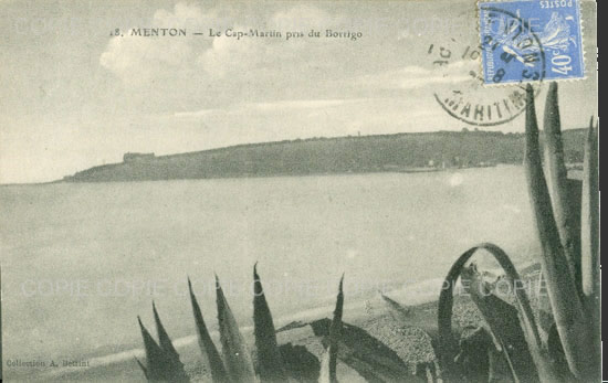 Cartes postales anciennes > CARTES POSTALES > carte postale ancienne > cartes-postales-ancienne.com Provence alpes cote d'azur Alpes maritimes Menton