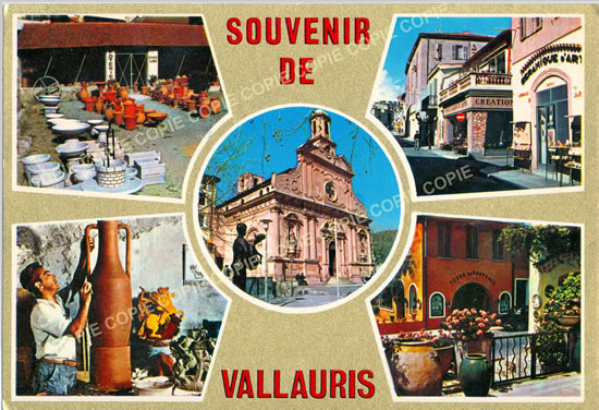 Cartes postales anciennes > CARTES POSTALES > carte postale ancienne > cartes-postales-ancienne.com Provence alpes cote d'azur Alpes maritimes Vallauris