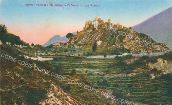 Cartes postales anciennes > CARTES POSTALES > carte postale ancienne > cartes-postales-ancienne.com Provence alpes cote d'azur Alpes maritimes Castillon