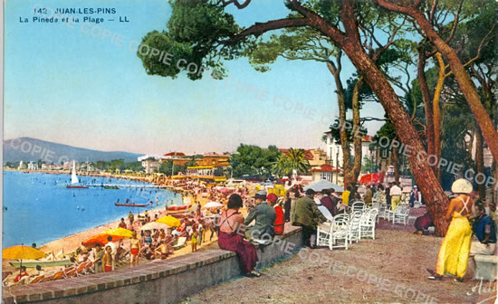 Cartes postales anciennes > CARTES POSTALES > carte postale ancienne > cartes-postales-ancienne.com Provence alpes cote d'azur Alpes maritimes Juan Les Pins