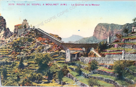 Cartes postales anciennes > CARTES POSTALES > carte postale ancienne > cartes-postales-ancienne.com Provence alpes cote d'azur Alpes maritimes Moulinet