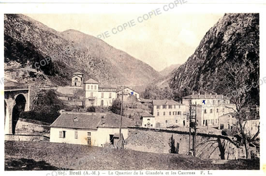 Cartes postales anciennes > CARTES POSTALES > carte postale ancienne > cartes-postales-ancienne.com Provence alpes cote d'azur Alpes maritimes Breil Sur Roya