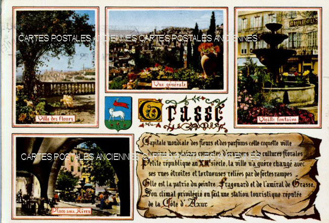 Cartes postales anciennes > CARTES POSTALES > carte postale ancienne > cartes-postales-ancienne.com Provence alpes cote d'azur Alpes maritimes Grasse