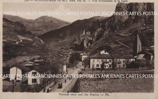 Cartes postales anciennes > CARTES POSTALES > carte postale ancienne > cartes-postales-ancienne.com Provence alpes cote d'azur Alpes maritimes Guillaumes