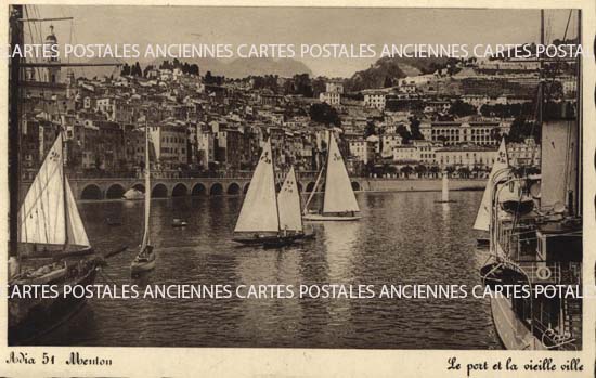 Cartes postales anciennes > CARTES POSTALES > carte postale ancienne > cartes-postales-ancienne.com Alpes maritimes  Menton