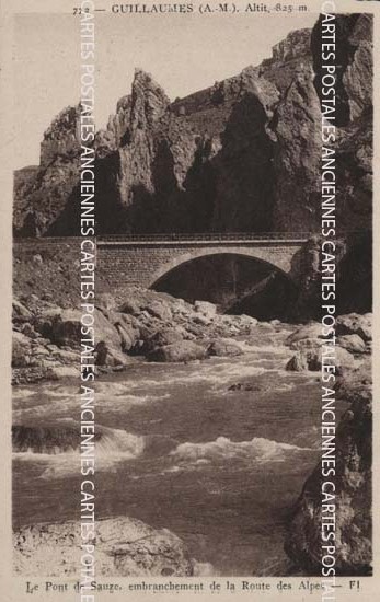 Cartes postales anciennes > CARTES POSTALES > carte postale ancienne > cartes-postales-ancienne.com Alpes maritimes  Guillaumes