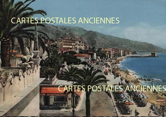 Cartes postales anciennes > CARTES POSTALES > carte postale ancienne > cartes-postales-ancienne.com Alpes maritimes  Menton