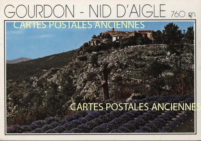Cartes postales anciennes > CARTES POSTALES > carte postale ancienne > cartes-postales-ancienne.com Provence alpes cote d'azur Alpes maritimes Gourdon