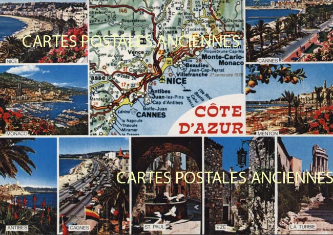 Cartes postales anciennes > CARTES POSTALES > carte postale ancienne > cartes-postales-ancienne.com Provence alpes cote d'azur Alpes maritimes La Turbie