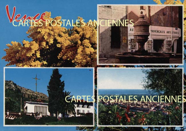 Cartes postales anciennes > CARTES POSTALES > carte postale ancienne > cartes-postales-ancienne.com Alpes maritimes  Vence
