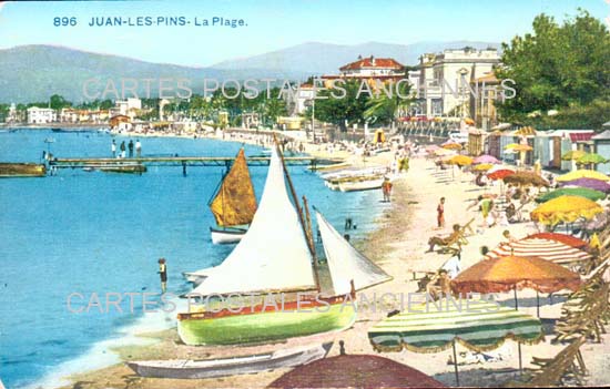 Cartes postales anciennes > CARTES POSTALES > carte postale ancienne > cartes-postales-ancienne.com Alpes maritimes  Juan Les Pins