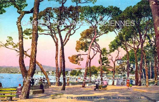 Cartes postales anciennes > CARTES POSTALES > carte postale ancienne > cartes-postales-ancienne.com Alpes maritimes  Juan Les Pins