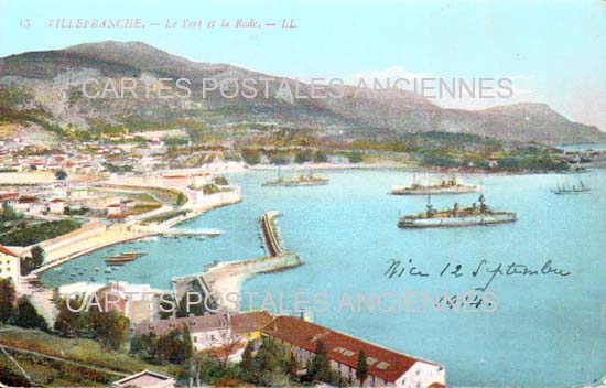 Cartes postales anciennes > CARTES POSTALES > carte postale ancienne > cartes-postales-ancienne.com Alpes maritimes  Villefranche Sur Mer