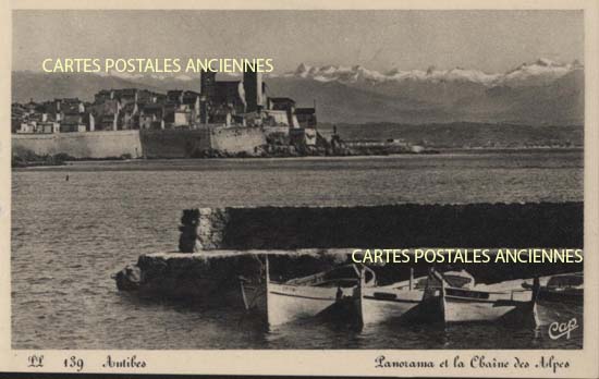 Cartes postales anciennes > CARTES POSTALES > carte postale ancienne > cartes-postales-ancienne.com Alpes maritimes  Antibes