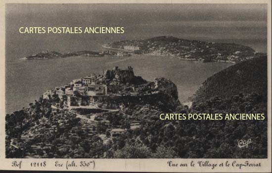 Cartes postales anciennes > CARTES POSTALES > carte postale ancienne > cartes-postales-ancienne.com Alpes maritimes  Eze