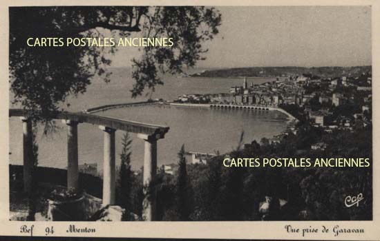 Cartes postales anciennes > CARTES POSTALES > carte postale ancienne > cartes-postales-ancienne.com Alpes maritimes  Menton