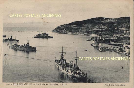 Cartes postales anciennes > CARTES POSTALES > carte postale ancienne > cartes-postales-ancienne.com  Villefranche Sur Mer