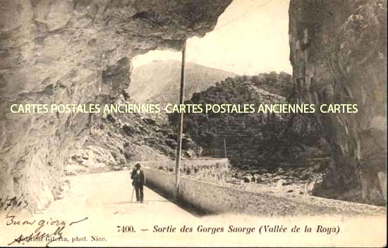 Cartes postales anciennes > CARTES POSTALES > carte postale ancienne > cartes-postales-ancienne.com Provence alpes cote d'azur Alpes maritimes Saorge