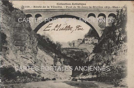 Cartes postales anciennes > CARTES POSTALES > carte postale ancienne > cartes-postales-ancienne.com Provence alpes cote d'azur Alpes maritimes Saint Jean La Riviere