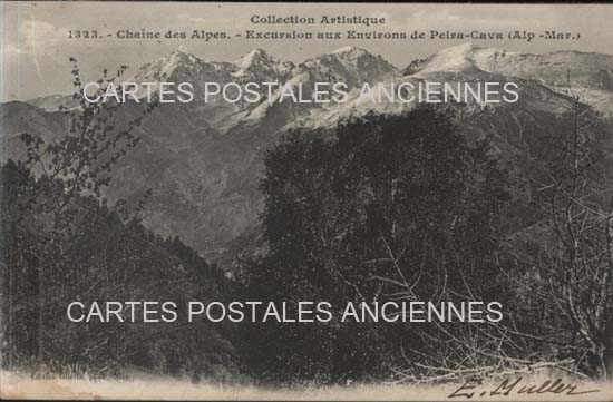 Cartes postales anciennes > CARTES POSTALES > carte postale ancienne > cartes-postales-ancienne.com Provence alpes cote d'azur Alpes maritimes Peira Cava