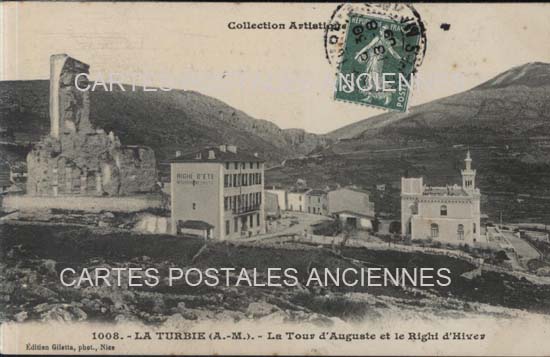 Cartes postales anciennes > CARTES POSTALES > carte postale ancienne > cartes-postales-ancienne.com Provence alpes cote d'azur Alpes maritimes La Turbie