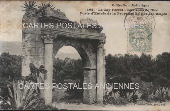 Cartes postales anciennes > CARTES POSTALES > carte postale ancienne > cartes-postales-ancienne.com Provence alpes cote d'azur Alpes maritimes Saint Jean Cap Ferrat