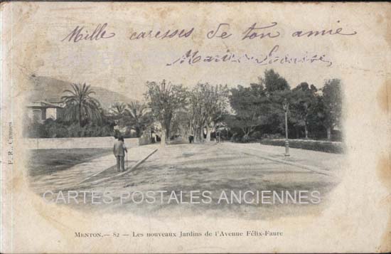 Cartes postales anciennes > CARTES POSTALES > carte postale ancienne > cartes-postales-ancienne.com  Menton