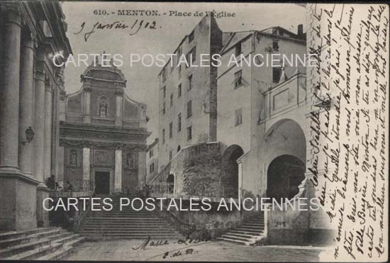 Cartes postales anciennes > CARTES POSTALES > carte postale ancienne > cartes-postales-ancienne.com  Menton