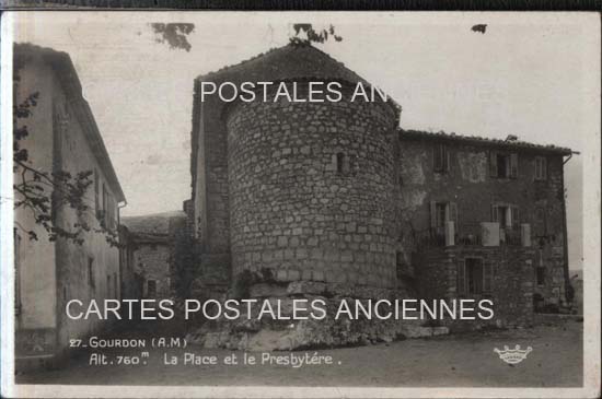 Cartes postales anciennes > CARTES POSTALES > carte postale ancienne > cartes-postales-ancienne.com Provence alpes cote d'azur Alpes maritimes Gourdon