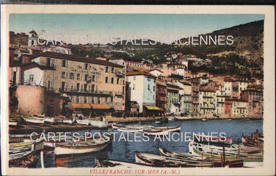 Cartes postales anciennes > CARTES POSTALES > carte postale ancienne > cartes-postales-ancienne.com  Villefranche Sur Mer