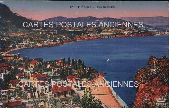 Cartes postales anciennes > CARTES POSTALES > carte postale ancienne > cartes-postales-ancienne.com Provence alpes cote d'azur Alpes maritimes Theoule Sur Mer