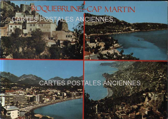 Cartes postales anciennes > CARTES POSTALES > carte postale ancienne > cartes-postales-ancienne.com Provence alpes cote d'azur Alpes maritimes Roquebrune Cap Martin